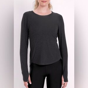 Old Navy Women's Long Sleeve Tee - Charcoal